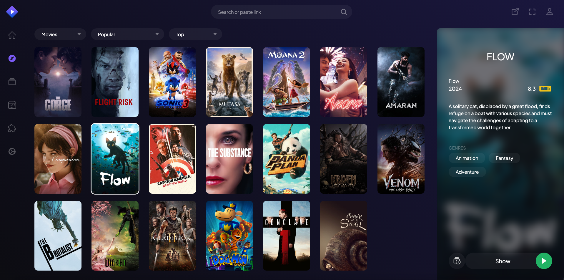 Stremio Interface